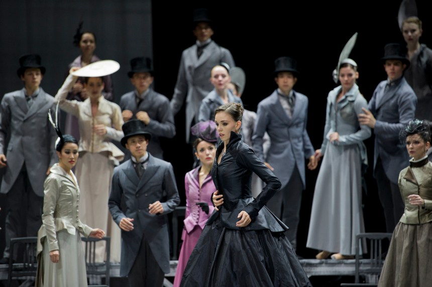 Viktorina Kapitonova as Anna Karenina Zurich Opernhaus 2015 choreographed by Christian Spuck for Ballett Zurich